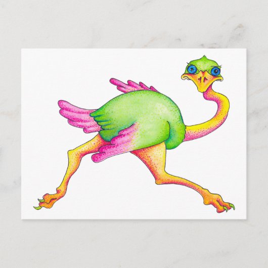 Carte Postale Ostrich rare (Devant)