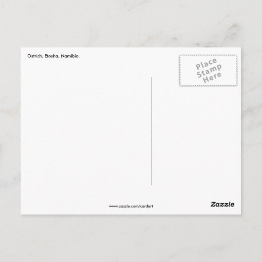 Carte Postale ostriche (Dos)