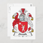 Carte Postale Oswald Family Crest (Devant / Derrière)