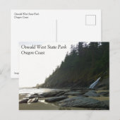 Carte Postale Oswald West State Park, Oregon Coast (Devant / Derrière)