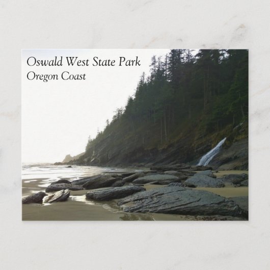 Carte Postale Oswald West State Park, Oregon Coast (Devant)