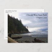 Carte Postale Oswald West State Park, Oregon Coast (Devant / Derrière)