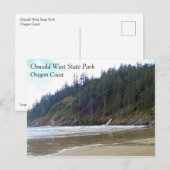 Carte Postale Oswald West State Park, Oregon Coast (Devant / Derrière)