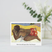 Carte Postale Otahi Seul Par Eugene Henri Paul Gauguin (Debout devant)