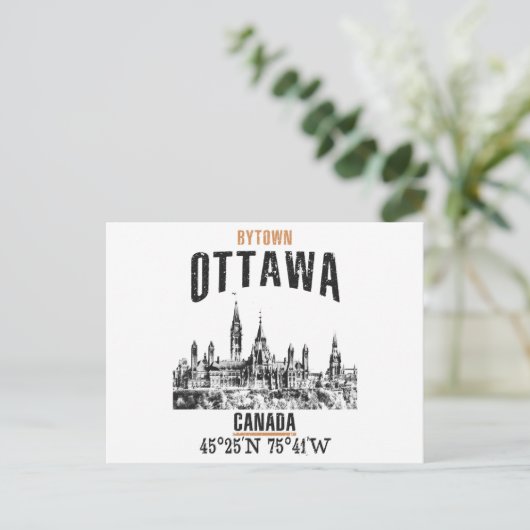 Carte Postale Ottawa (Debout devant)