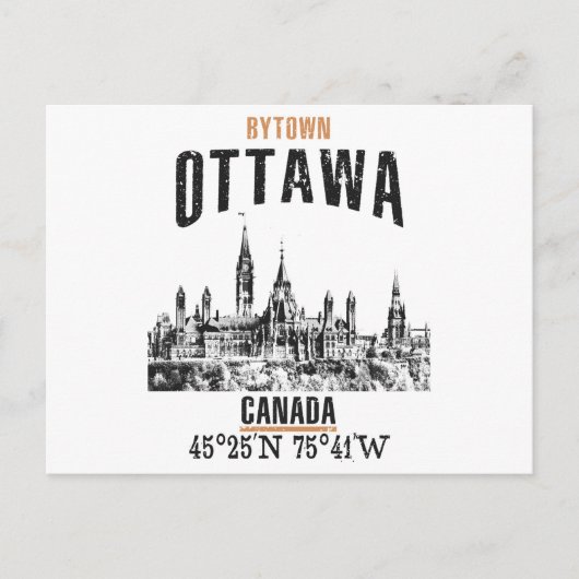Carte Postale Ottawa (Devant)