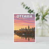Carte Postale Ottawa Canada Voyages (Debout devant)