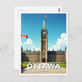 Carte Postale Ottawa Canada Voyages (Devant / Derrière)