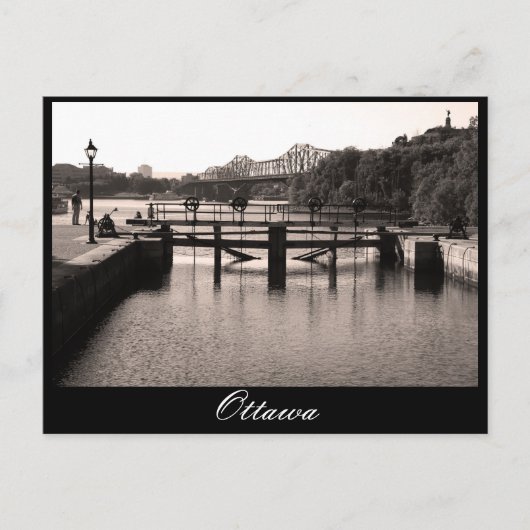 Carte Postale Ottawa, Canal Rideau, (Devant)