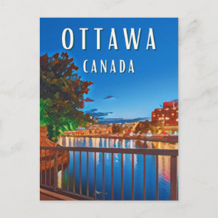 Carte Postale Ottawa : Capitale dynamique du Canada