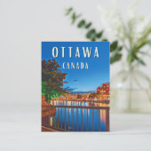 Carte Postale Ottawa : Capitale dynamique du Canada (Debout devant)
