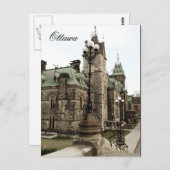 Carte Postale Ottawa, Colline du Parlement (Devant / Derrière)