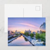 Carte Postale Ottawa, Ontario, Canada (Devant / Derrière)