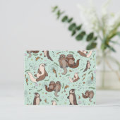 Carte postale Otter (Debout devant)