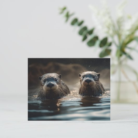 Carte Postale Otter (Debout devant)