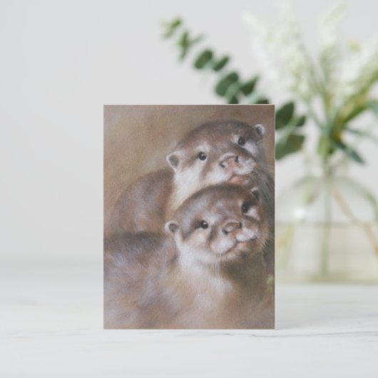 Carte Postale Otter (Debout devant)