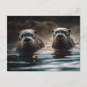 Carte Postale Otter