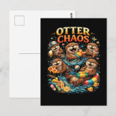 Carte Postale Otter Chaos (Devant / Derrière)