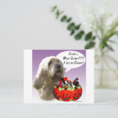 Carte Postale Otterhound Halloween Candy (Debout devant)