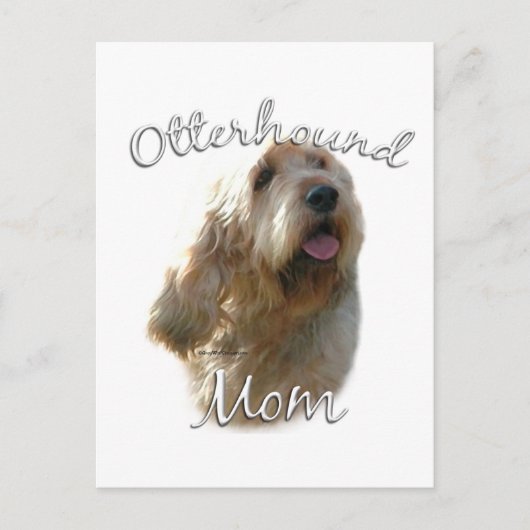 Carte Postale Otterhound Maman 2 (Devant)