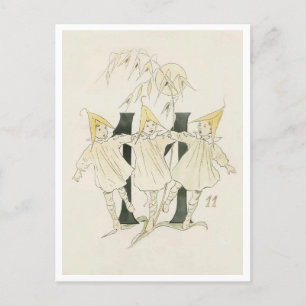 Carte Postale Ottilia Adelborg Floral Vintage - Numéro 11