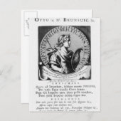 Carte Postale Otto IV de Brunswick (Devant / Derrière)