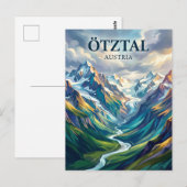 Carte Postale Ötztal Autriche (Devant / Derrière)