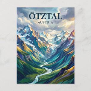 Carte Postale Ötztal Autriche