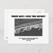 Carte Postale Où Ai-Je Vu Ça Avant ? Feuille de tomate (Devant / Derrière)