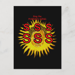 carte postale ou carte flashcard