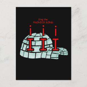 carte postale ou carte flashcard