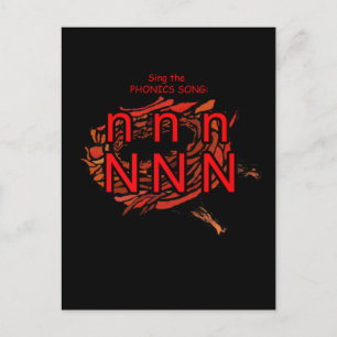 carte postale ou carte flashcard