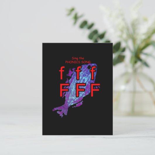 carte postale ou carte flashcard (Debout devant)