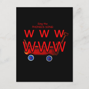 carte postale ou carte flashcard