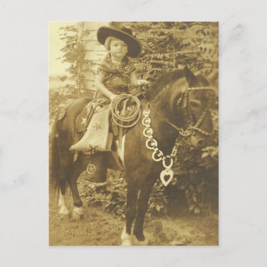 CARTE POSTALE OU CARTON D'INVITATION DE COWGIRL VI (Devant)