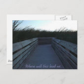 Carte Postale Où cela nous mènera-t-il... (Devant / Derrière)