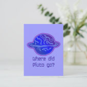 Carte Postale Où Est Allé Pluton ? (Debout devant)