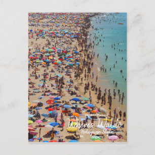 Carte Postale Où est Waldo-Portugais Style-Algarve