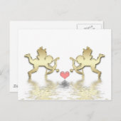 carte postale ou invitation (Devant / Derrière)