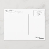 Carte Postale Où irons-nous ? (Dos)