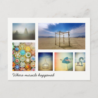 Carte Postale Où le miracle s'est produit