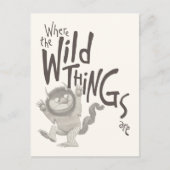 Carte Postale Où les choses sauvages sont citées (Devant)