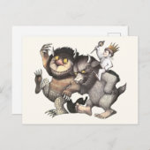 Carte Postale Où les choses sauvages sont des caractères (Devant / Derrière)