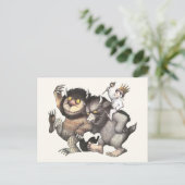 Carte Postale Où les choses sauvages sont des caractères (Debout devant)