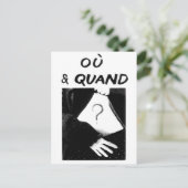 Carte Postale Ou & Quand (Debout devant)
