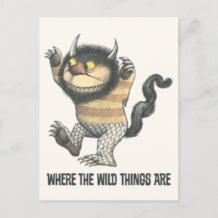 Carte Postale Où sont les choses sauvages   Wild Thing