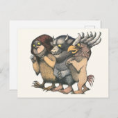 Carte Postale Où sont les monstres | Créatures (Devant / Derrière)