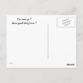 CARTE POSTALE OU VAIS-JE ? (Dos)