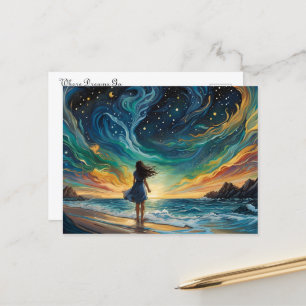 Carte Postale Où vont les rêves