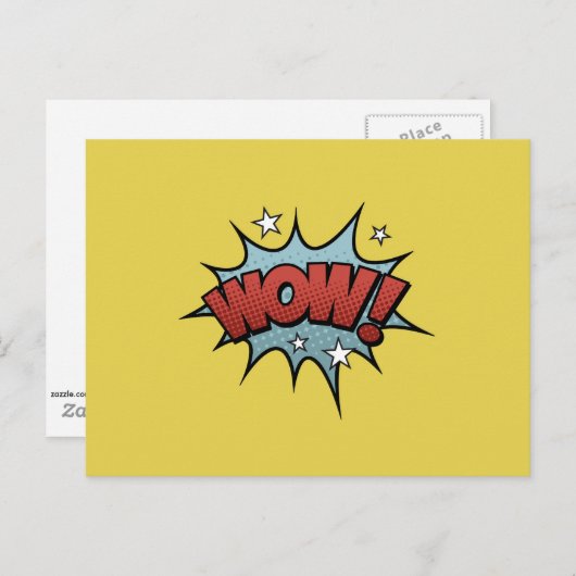 Carte Postale Ouah ! (Devant / Derrière)